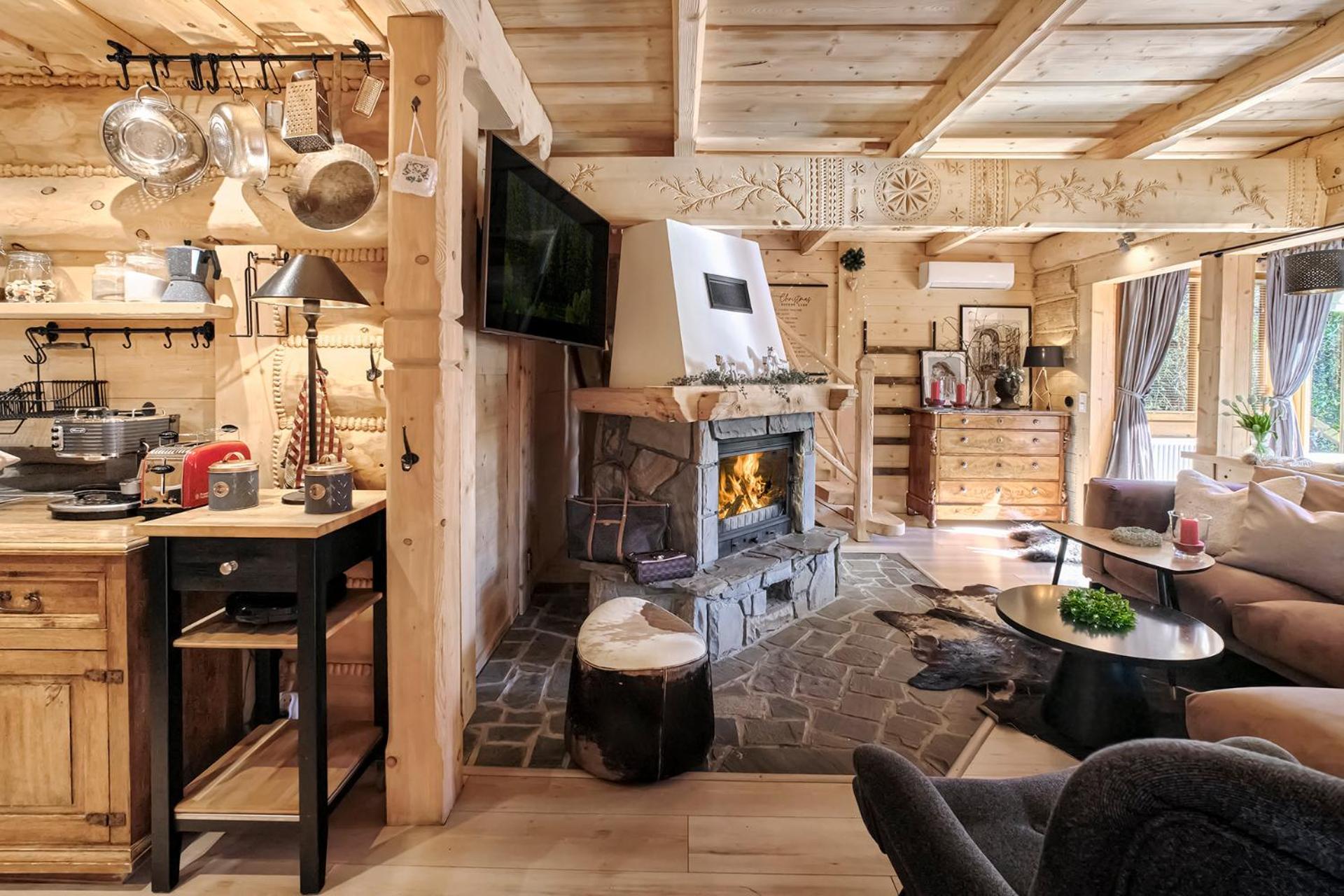 Gorska Osada Lovely Chalets Zakopane Poronin Exteriör bild